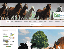 Tablet Screenshot of bionutrixcostarica.com